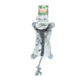 Animal Instincts - Jungle Buddies Plush Hippo with Rope