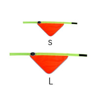 Animal Instincts - Flashing & Reflective Bandana, Orange/Yellow