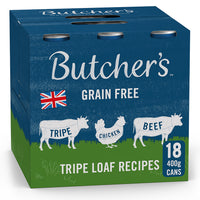 Butchers - Original Tripe Mix Recipes - Dog Food Tins - 18x400g