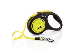 Flexi - Neon Retractable Tape 5m - Medium - Neon Yellow