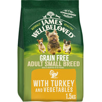 James Wellbeloved Small Breed Adult Dog, Grain Free Turkey