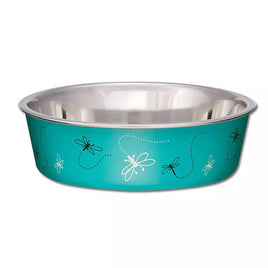 Love Pet - Bella Pet Bowl, Turquoise Dragonfly - Small