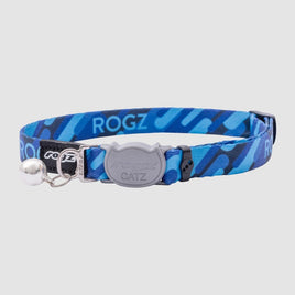 Rogz - Geo Blue Fusion Cat Collar