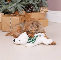 Pet Brands - Festive Polar Bear Lavendar Scented Cuddle Toy
