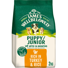James Wellbeloved Puppy/Junior, Turkey & Rice