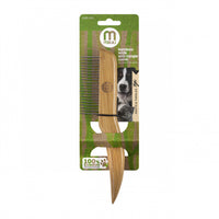 Mikki - Wide Bamboo Handled, Anti-Tangle Comb