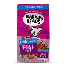 Barking Heads - Little Paws, Fuss Pot Grain Free, Duck - 1.5kg