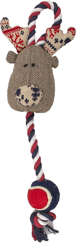 Pet Brands - Festive Reindeer & Tennis Ball Throw