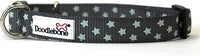 Doodlebone - Padded Collar, Grey Star Glow in Dark