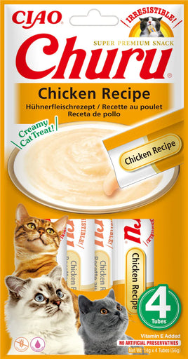 Churu - Chicken Recipe, For cats - 4x15g