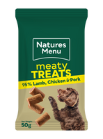 Natures Menu - Meaty Dog Treats - Lamb, Chicken & Pork