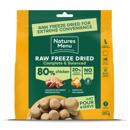 Natures Menu - Complete 80/20 Freeze Dried, Chicken