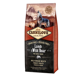 Carnilove - Adult Dog Food, Lamb & Wild Boar