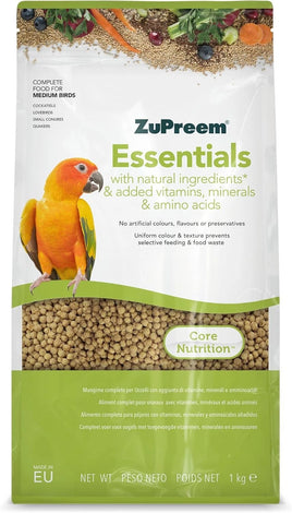 Zupreem - Essentials Core Mix For Medium Birds - 1kg