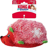 Kong - Festive Comfort Hedgehog, Red/Green