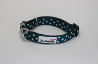Doodlebone - Padded Collar, Teal Stars