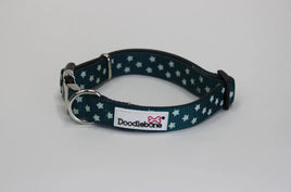 Doodlebone - Padded Collar, Teal Stars