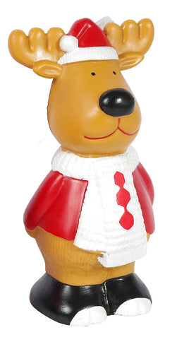 Pet Brands - Squeaky Vinyl Reindeer