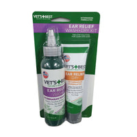 Vets Best - Ear Relief Wash & Dry Kit