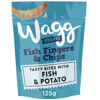 Wagg - Fish Fingers & Chips Dog Treats - 125g