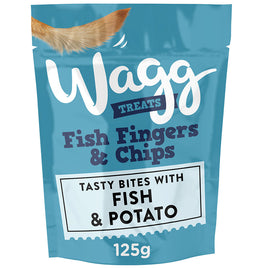Wagg - Fish Fingers & Chips Dog Treats - 125g