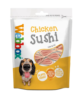 Webbox - Chicken Sushi Dog Treats - 80g