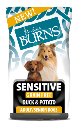 Burns - Sensitive Adult (Grain Free) Dog Food, Duck & Potato