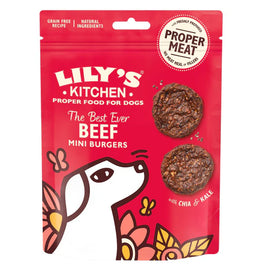 Lilys Kitchen Dog Treats The Best Ever Beef Mini Burgers 70g