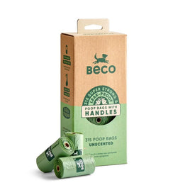 Beco - Unscented  Poop Bags with Handles - 315 pk