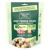Natures Menu - Complete 80/20 Freeze Dried, Lamb