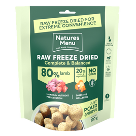 Natures Menu - Complete 80/20 Freeze Dried, Lamb