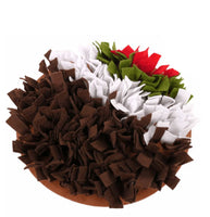 Cupid & Comet - Christmas Pudding Snuffle Forage Mat