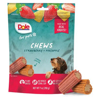 Dole -  Strawberry & Pineapple Dog Chews Assorted - 200g