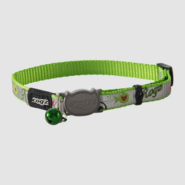 Rogz - Lime Reflectocat Cat Collar
