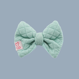 Doodlebone - Bow tie, Mint Quilt