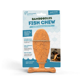 Bamboodles - Fish Dog Chew - Salmon - Small (5.5")