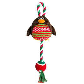 Pet Brands - Festive Owl & Tennis Ball Throw