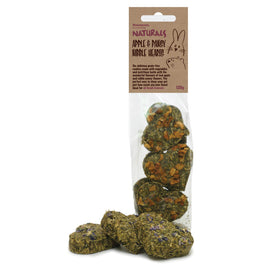 Rosewood - Naturals Nibble Hearts, Apple & Pansy - 6pc