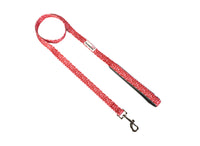 Doodlebone - Padded Lead, Ruby Leopard