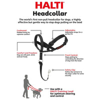 Halti -  Head Collar  - Black - Size 2