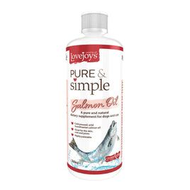 Lovejoys - Pure and Simple Salmon Oil Dog Food Supplement - 500 ml