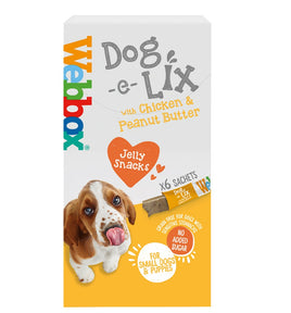 Webbox - Dog-e-Lix Jelly - Chicken & Peanut Butter - 6 Sachets