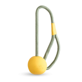 Beco - Natural Rubber Slinger Ball - Yellow