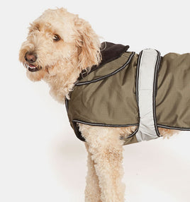 Danish Design - 2 In 1 Ultimate Dog Coat - Khaki - 50cm (20")