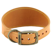 Ancol - Timberwolf Whippet Leather Collar, 30-34cm