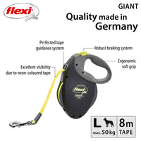 Flexi - Giant Retractable Tape Lead, Neon