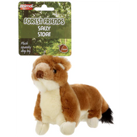 Animal Instincts - Forest Friends, Sally Stoat Dog Toy - Small