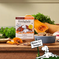 Forthglade - Complete Senior Wet Dog Food, Grain Free Turkey Butternut Squash & Veg - 395g