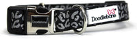 Doodlebone - Padded Collar, Coal Leopard Reflective
