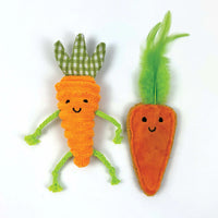 Happy Pet - Tabby Patch Catnip Carrots - 2pk